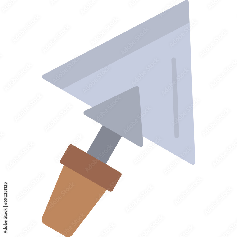 Plastering Trowel Icon Plastering Trowel Icon