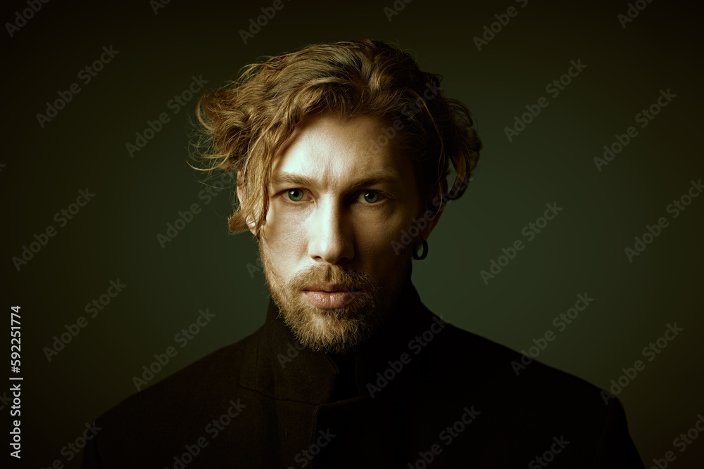 art portrait of a man art portrait of a man