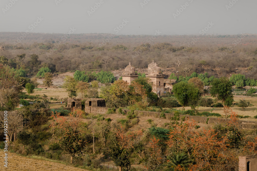 Fototapeta premium orchha, madhya pradesh, india