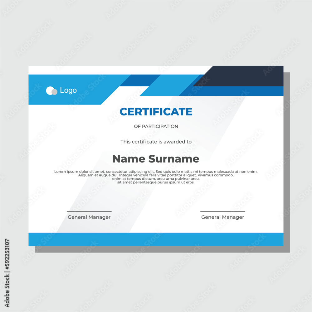 Obraz premium certificate template suitable for business