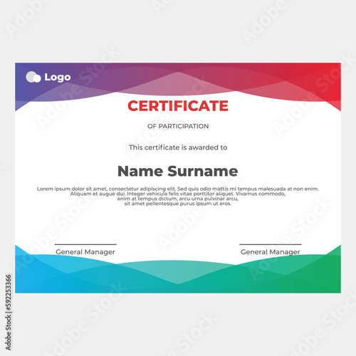 certificate template suitable for business