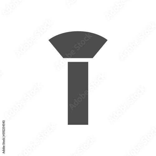 Countersunk rivet line outline icon