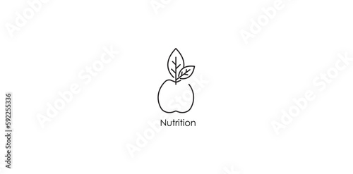 Nutrition Icon - A Simple and Versatile Vector Illustration for Health and Wellness Designs