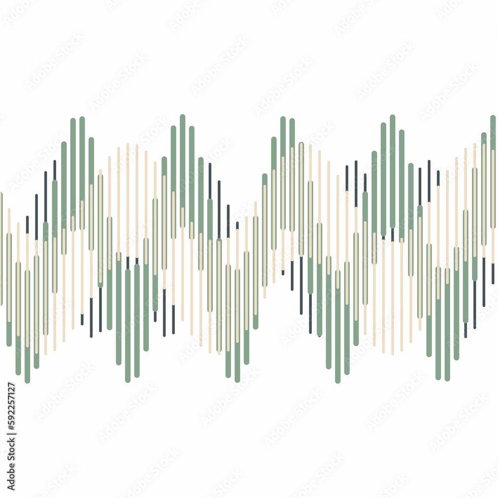 Sound wave with vertical lines on white background Sound wave with vertical lines on white background