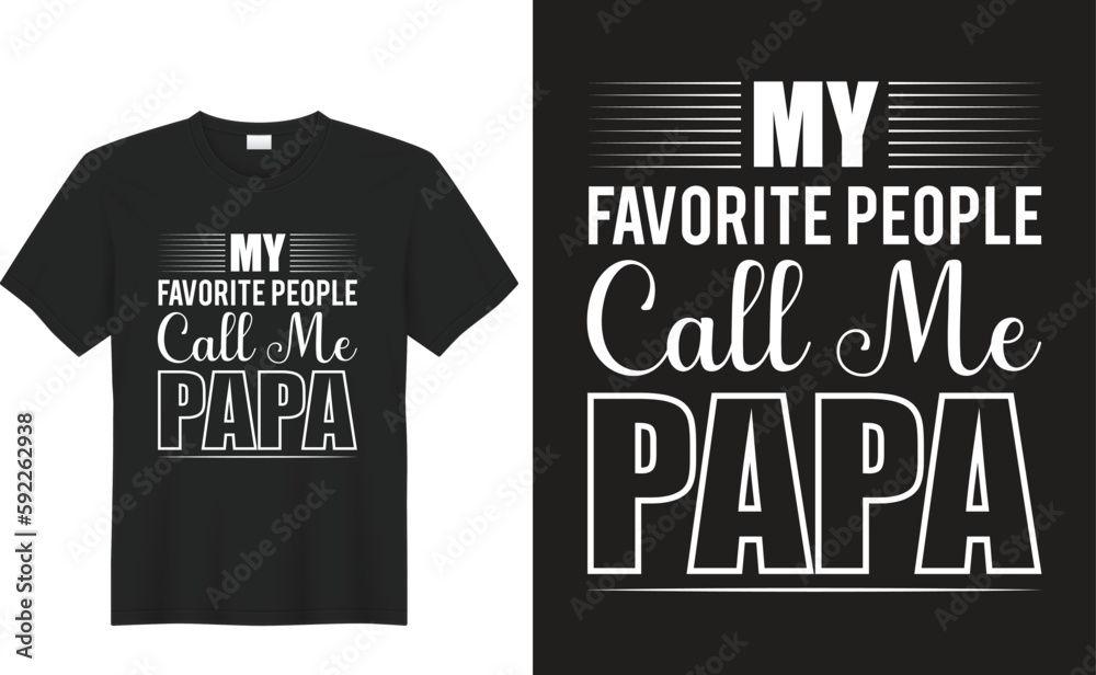 fathers day papa  t-shirt design