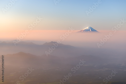                       Mt.Fuji above the clouds