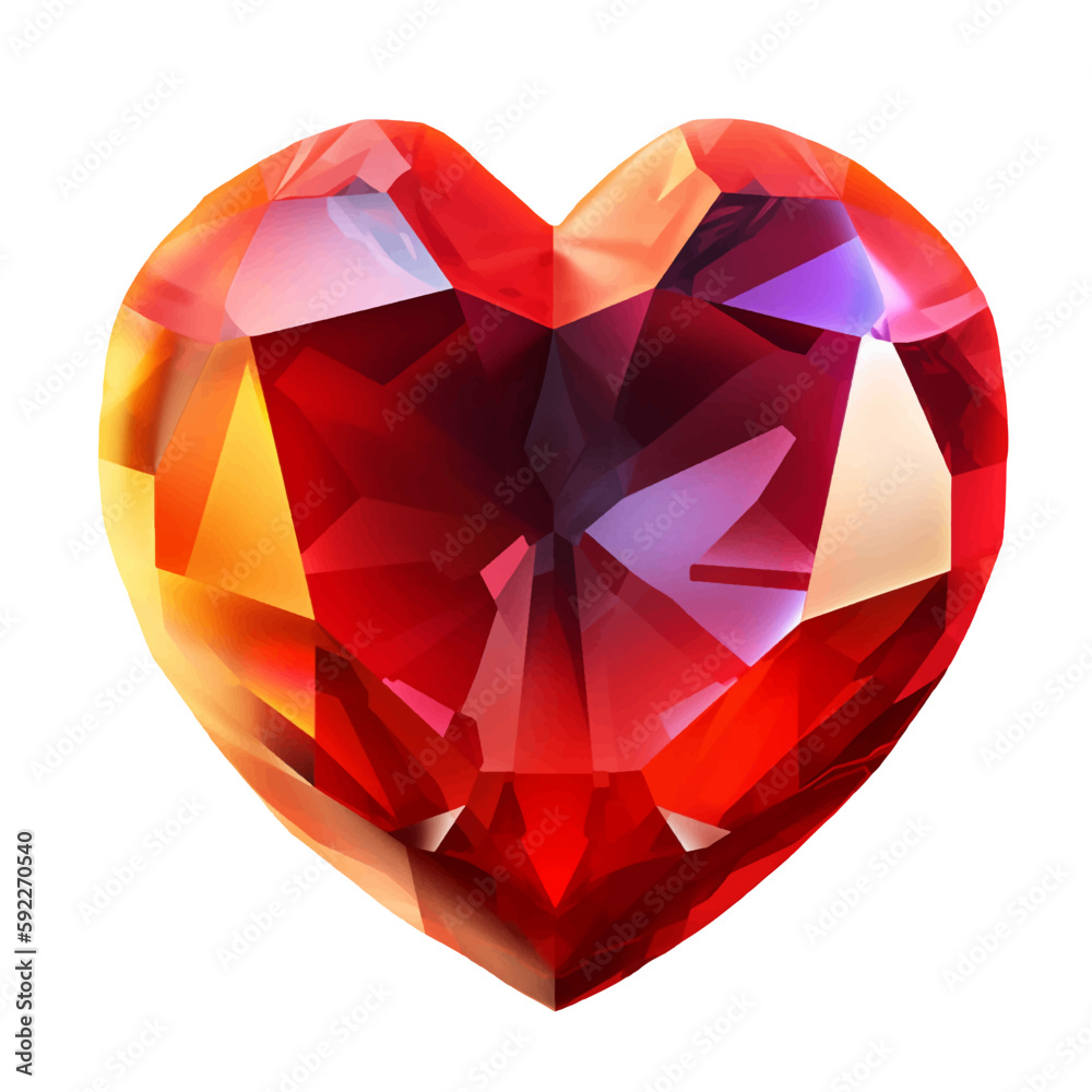 Abstract rainbow coloured heart white background. Valentine Heart vector icon. Diamond heart art illustration. Valentines, Merry Christmas, easter heart isolated icons, logo, print, diamond Abstract rainbow coloured heart white background. Valentine Heart vector icon. Diamond heart art illustration. Valentines, Merry Christmas, easter heart isolated icons, logo, print, diamond