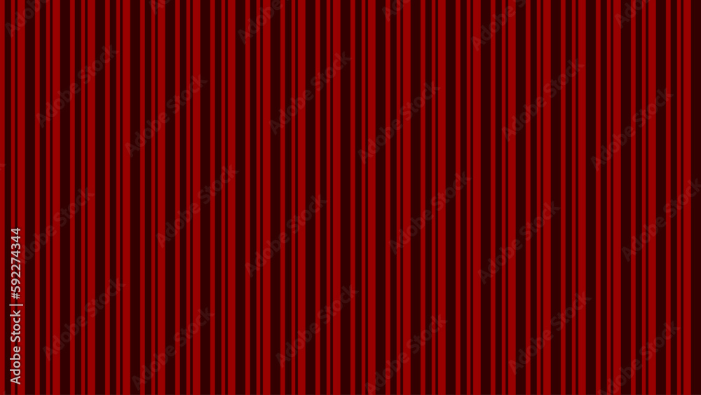 Striped Bright Red Dark Red pattern texture. Seamless Vector stripe pattern. Vertical parallel stripes. For Wallpaper wrapping fashion fabric. Red Textile swatch Abstract Colorful geometric background