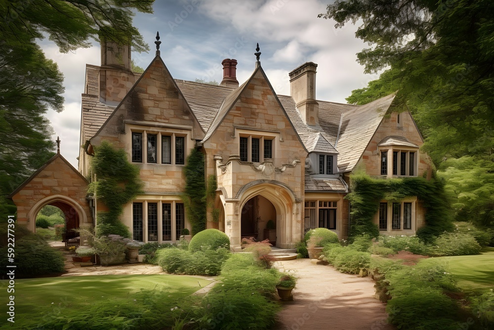 old english country house