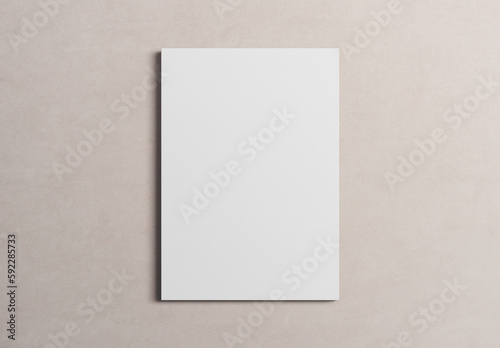 Any Canvas Size Interior Wall Art Poster Room Mockup Template