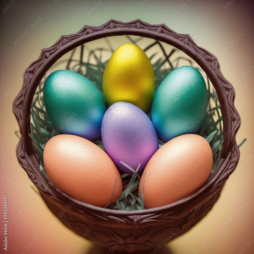 Naklejka premium Passover holiday greeting card concept. Festive background. There is space for text. Generated by AI.