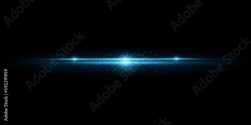 High speed traffic and light lines with glow and explosion effect. Glowing lines.