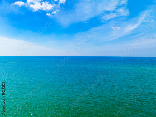 Beautiful sea summer landscape, Waves sea water surface, Bird's eye view,Sea ocean waves background