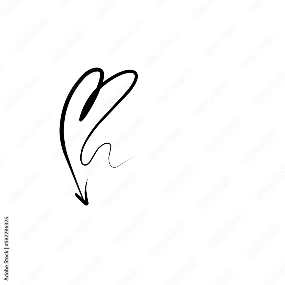 Simple Hand Drawn Arrow Simple Hand Drawn Arrow