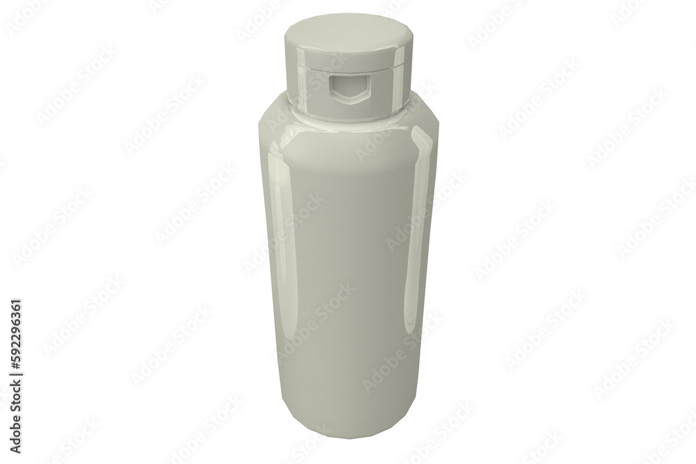Gray container bottle Gray container bottle