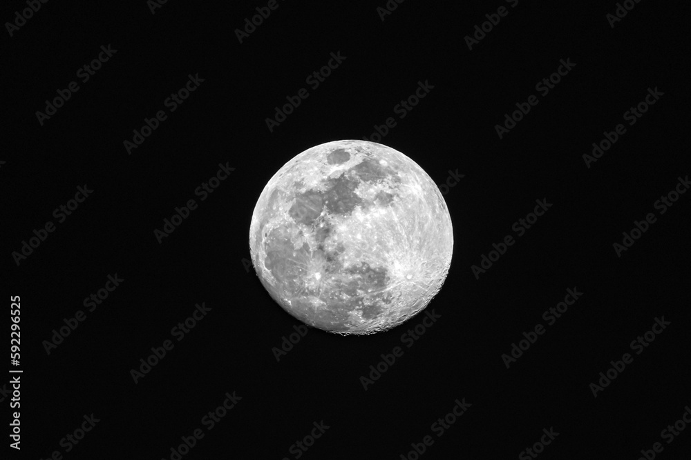 Full moon on the night sky, closeup, can be used as natural background. Full moon on the night sky, closeup, can be used as natural background.