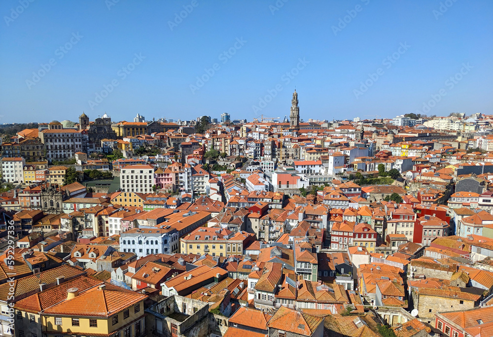 Skyline Porto Old Town Clerigos