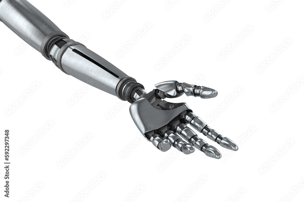Cropped image of robot hand Cropped image of robot hand