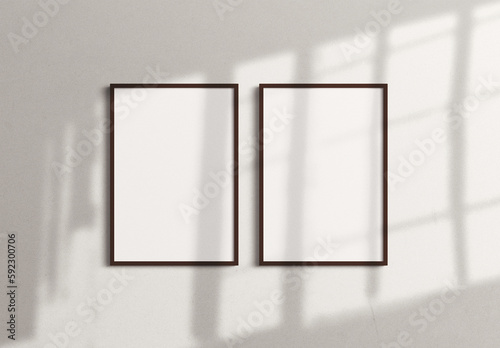 Any Frame Size Interior Wall Art Poster Indoor Mockup Template