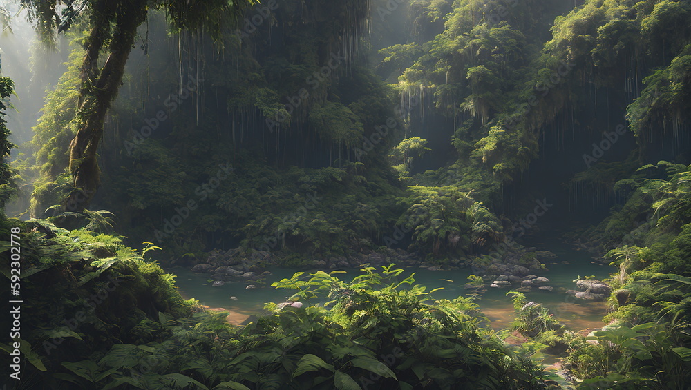 Rain Forest - Generative AI Rain Forest - Generative AI