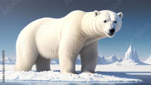 Polar bear  generative ai