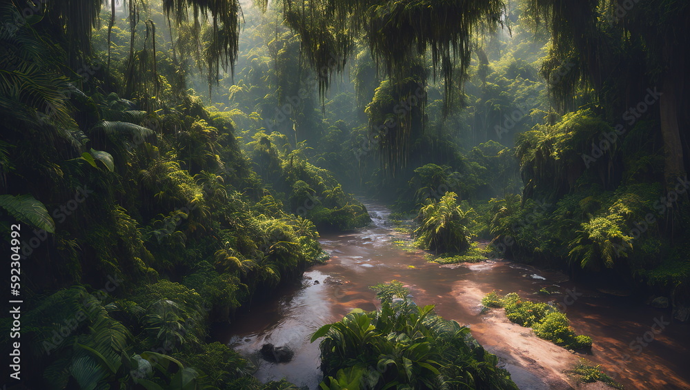Rain Forest - Generative AI Rain Forest - Generative AI