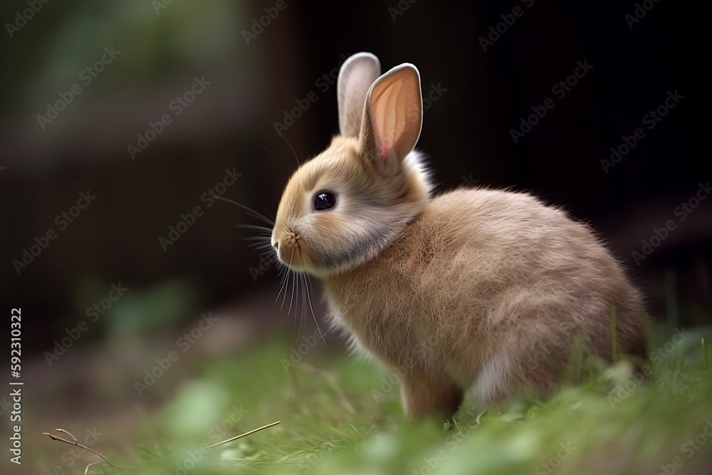 rabbit in the grass