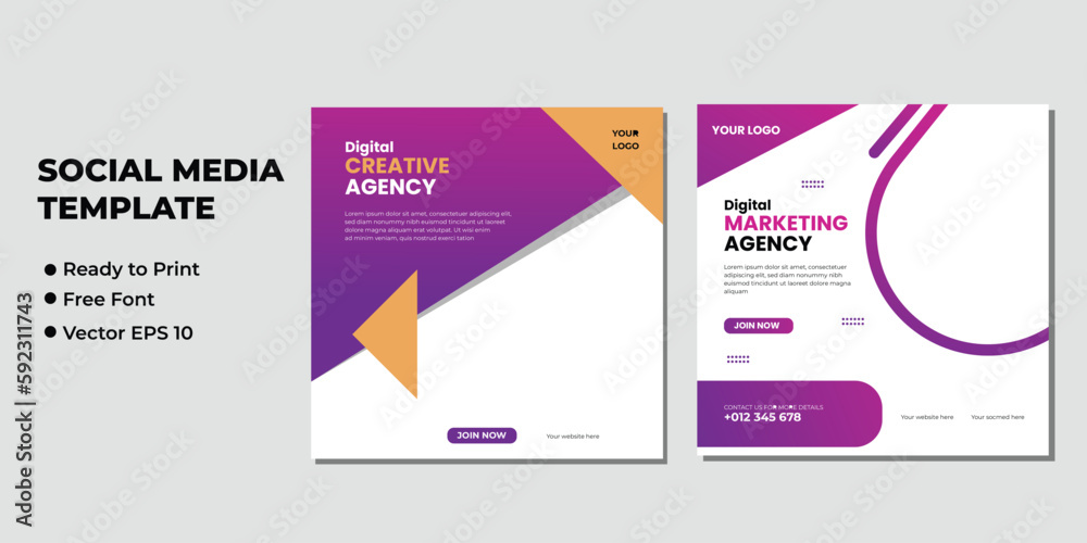 Set of Editable square banner template. red background color with stripe line shape. Suitable for social media post and web internet ads. Vector illustration with photo college Set of Editable square banner template. red background color with stripe line shape. Suitable for social media post and web internet ads. Vector illustration with photo college