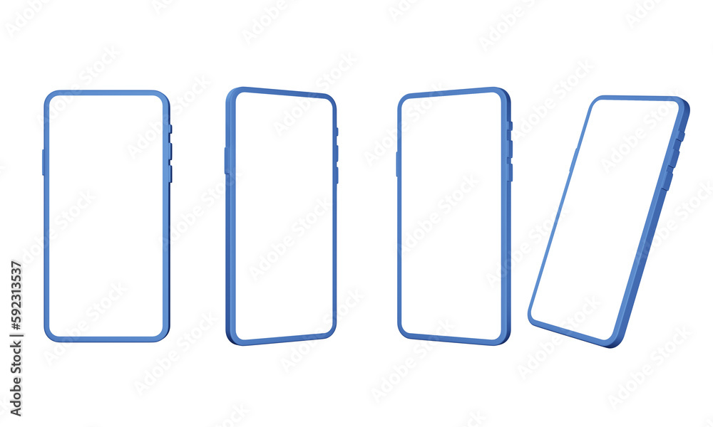 3D phone element mockup white background png 3D phone element mockup white background png