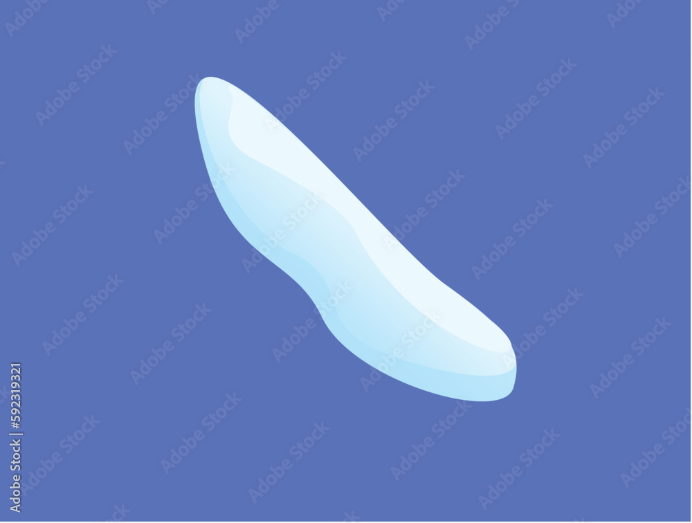 Concept Snow ice liquid spot. The illustration is a flat vector design that features a realistic concept of a snow cap on a blue background. Vector illustration. Concept Snow ice liquid spot. The illustration is a flat vector design that features a realistic concept of a snow cap on a blue background. Vector illustration.