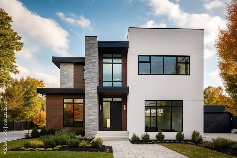 Luxurious Modern Dream Home Showcasing Sleek Minimalist Architecture and Breathtaking Landscape in High-Quality Architectural Photography Luxurious Modern Dream Home Showcasing Sleek Minimalist Architecture and Breathtaking Landscape in High-Quality Architectural Photography
