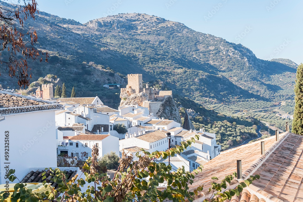 Obraz premium Zuheros, white village of the province of Cordoba in Spain