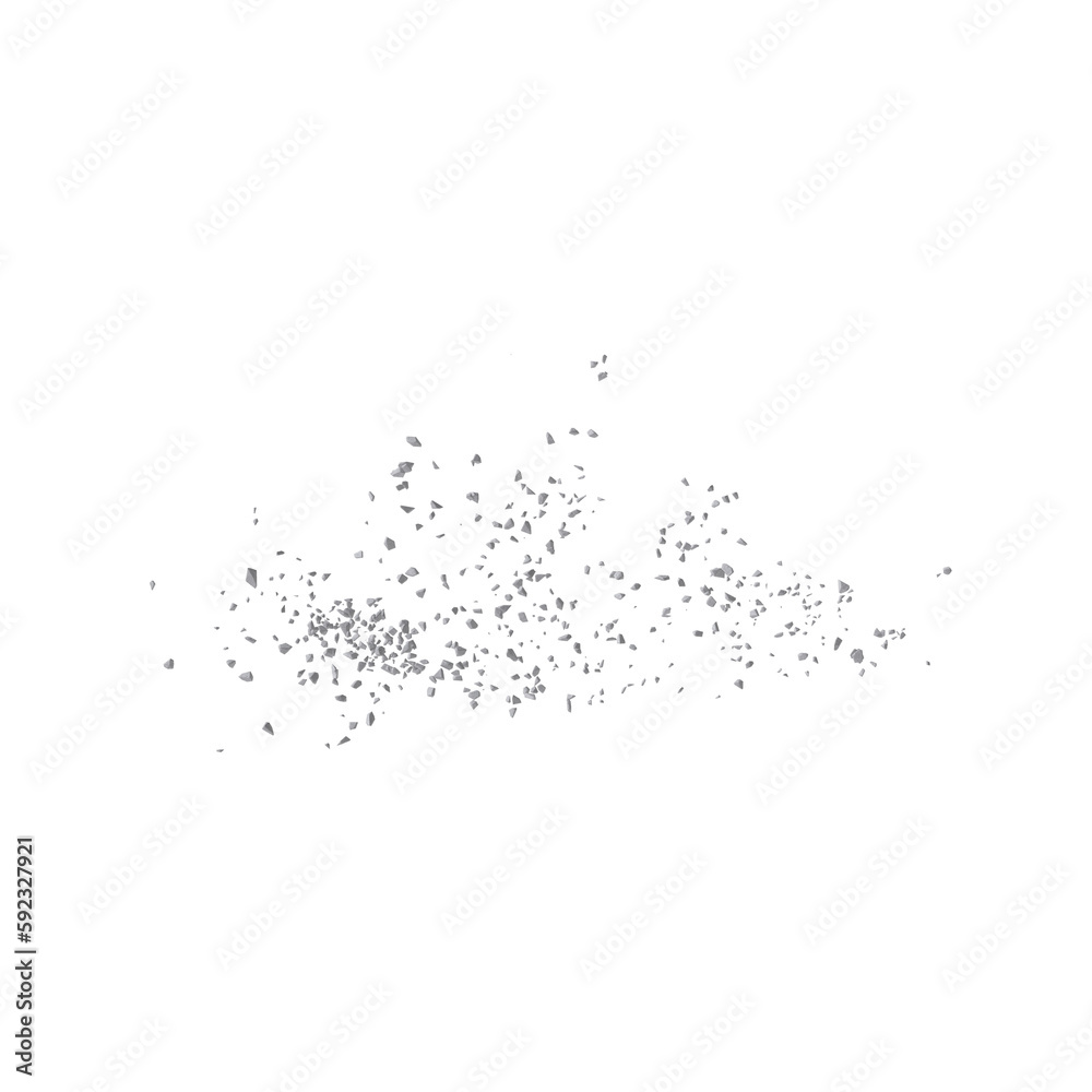 Concrete rock debris isolated transparent background 3d rendering
Concrete rock debris isolated transparent background 3d rendering