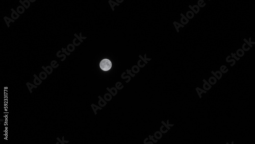 moon in the night sky