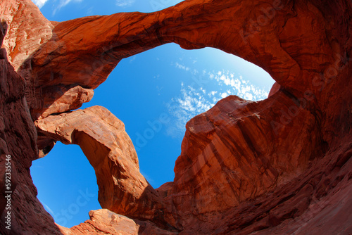 Double Arch, Arches National Park, Utah photo