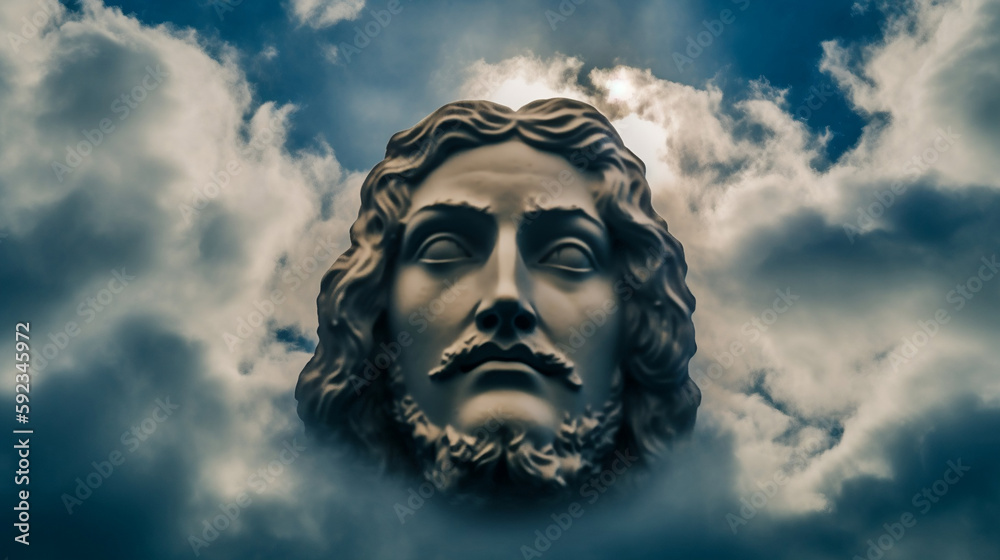 The face of Christ in the sky, Generative Ai