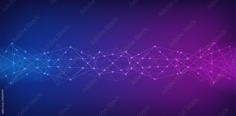 Website header or banner design with abstract geometric background and ...