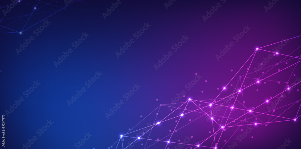 Abstract technology background and geometric pattern with hexagons for banner design or header Abstract technology background and geometric pattern with hexagons for banner design or header
