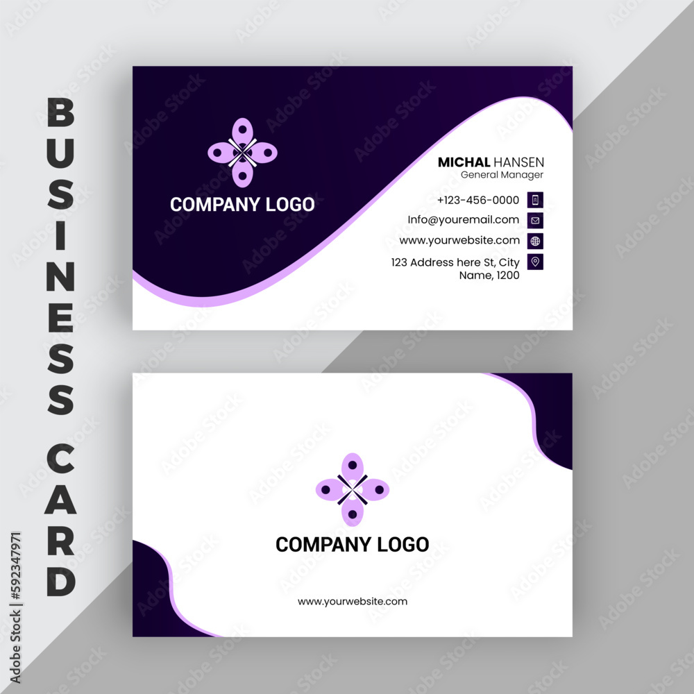 Creative modern business card template, Business Card Layout