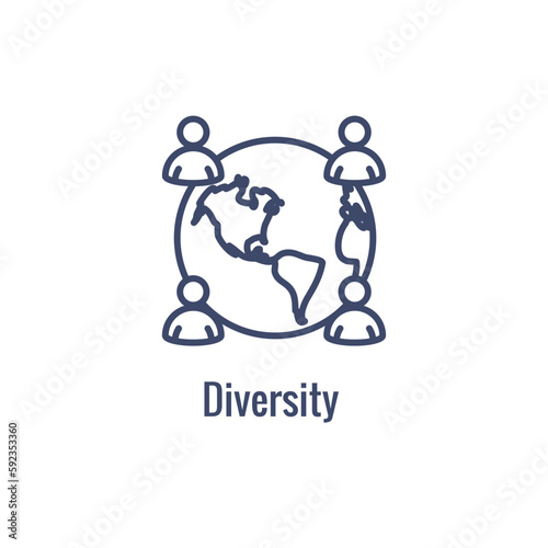 Core Values icon with value driven icon describing part of core values