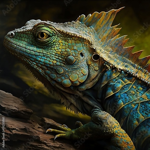  Scales and Details  A Close-Up Look at Reptiles and Lizards generative ai