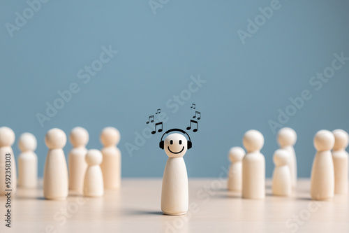 Papier peint Individuality, Unique or Introvert Person