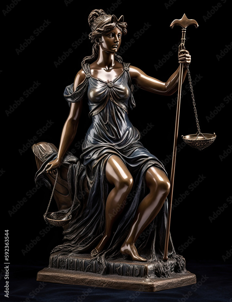 Lady Justice, America, Independence, Graphic Resource, Logo, T Shirt Design. Generative AI Lady Justice, America, Independence, Graphic Resource, Logo, T Shirt Design. Generative AI