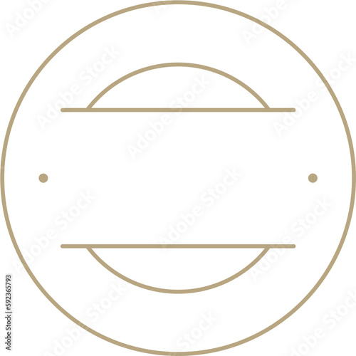 Circle Badge Logo Vector