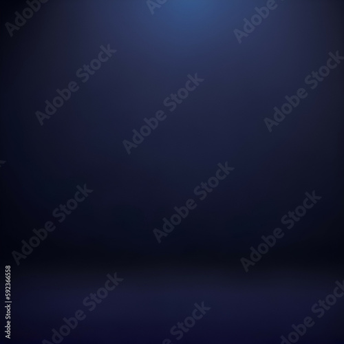 background with light - Dark blue and black background - Abstract background - Generative AI