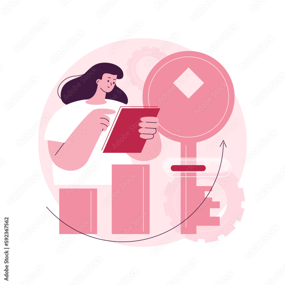 Keyword ranking abstract concept vector illustration. Professional SEO service, website ranking, search optimization, keyword research, company page navigation bar, UI element abstract metaphor. Keyword ranking abstract concept vector illustration. Professional SEO service, website ranking, search optimization, keyword research, company page navigation bar, UI element abstract metaphor.