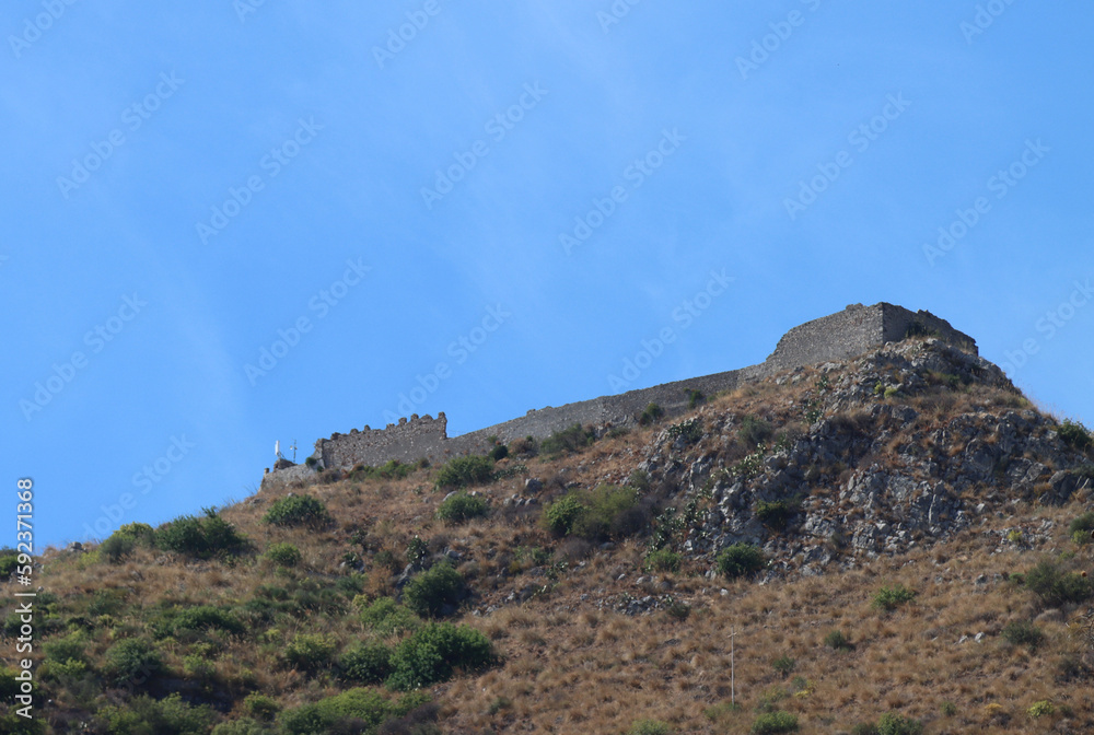 castello di monte Tauro Taormina Sicily Italy-