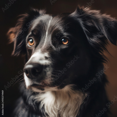 Close-Up Dog Portrait © Arne