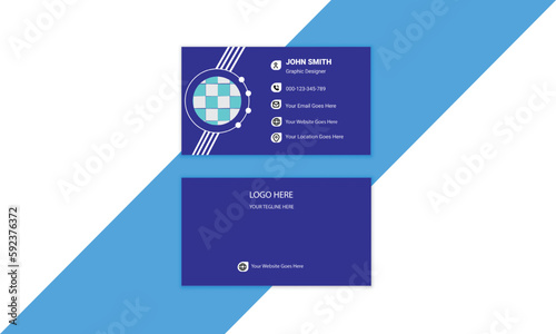 
10. Abstract business card design. double sided business card design template. City Background Business Card Design Template Set.
