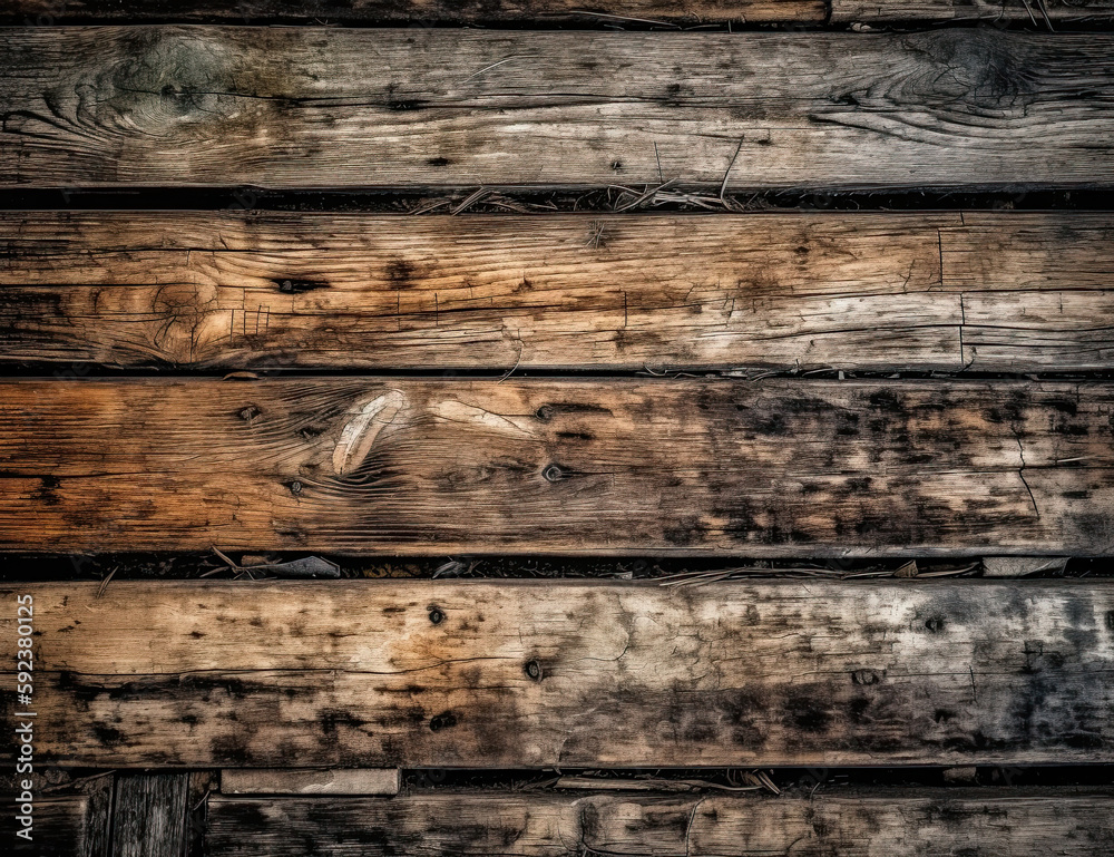 Wooden Board Background. Rustic, Farmhouse, Planks. Generative AI Wooden Board Background. Rustic, Farmhouse, Planks. Generative AI
